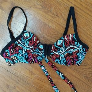 Venus tie back bikini swim top